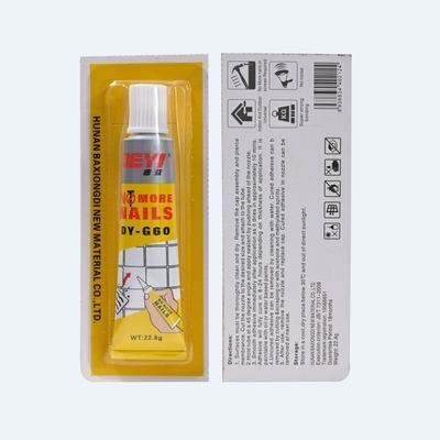 Chất kết dính dạng lỏng bằng sứ màu trắng Chất kết dính xây dựng liên kết mạnh mẽ để lắp đặt gạch