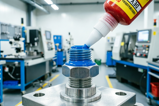 Độ bền trung bình Blue Anaerobic Threadlocker Ghi thấp độ nhớt Sealant cho máy móc
