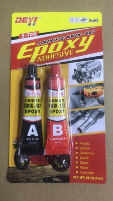 Thép cứng nhanh Epoxy AB Glue Chất kết dính kim loại cường độ cao cho sửa chữa và gắn kết công nghiệp