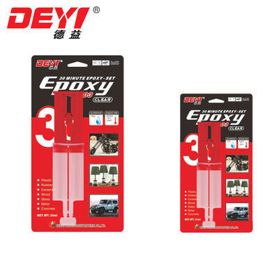 30 phút Sức mạnh nhanh Mạch Epoxy AB Glue có thể tiêm chất kết dính chống thấm cao Độ bền cao Nhôm nhựa để sửa chữa đèn LED