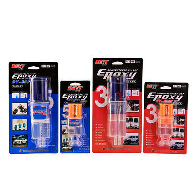 Khám chống nhiệt rõ ràng AB Epoxy Adhesive Glue mạnh mẽ cho sửa chữa công nghiệp thép không gỉ nhiệt độ cao