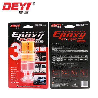 Khám chống nhiệt rõ ràng AB Epoxy Adhesive Glue mạnh mẽ cho sửa chữa công nghiệp thép không gỉ nhiệt độ cao