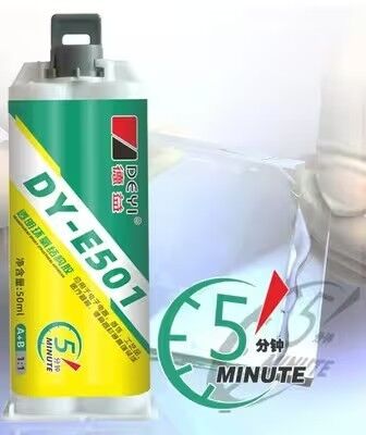 5-Min Fast Curing Heat Resistant Clear Epoxy Resin Adhesive High Strength For Metal Industrial Repair And High Temp Assembly