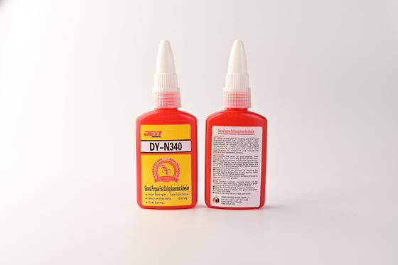 Threadlocker Glu dính anaerobic màu vàng sáng Được thiết kế để cung cấp khóa sợi an toàn và chống rò rỉ trong các tập hợp