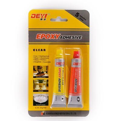Quick-Set 5-Min Clear Epoxy AB Glue High Strength Adhesive 30-Min Fast Curing For Metal Industrial Repair And Precision Assembly (Thiết lập nhanh 5 phút)