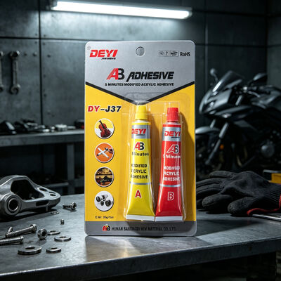 DY-J37 Keo Dán Acrylic Biến Tính Cường Độ Cao AB Tỷ Lệ Trộn 1:1 và Thời Gian Khô Ban Đầu 5-10 Phút
